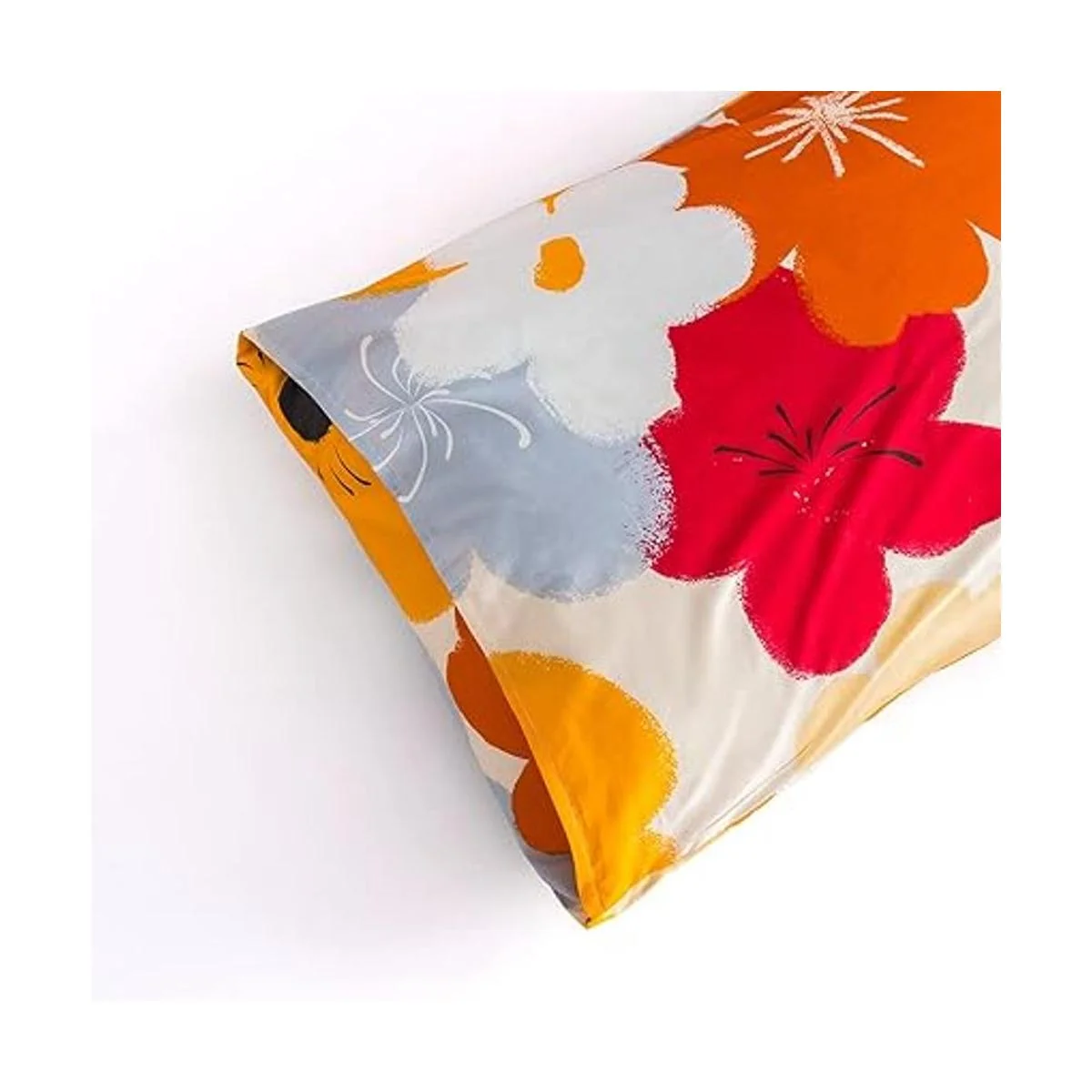 SUSYBAO Juego de funda de edredón floral tamaño Queen_6