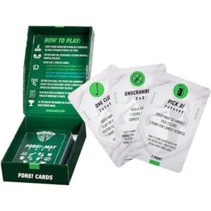 Fore Cards Paquete de juego 3 juegos de golf en el_3
