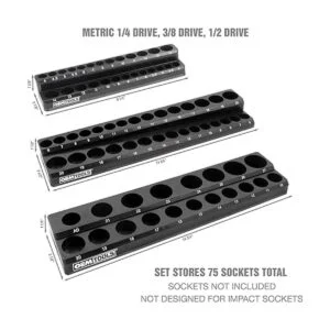 OEMTOOLS 22487 Organizador de enchufe magnético métrico_2