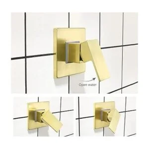 SKOWLL Kit de moldura de manija de ducha para montaje en_3