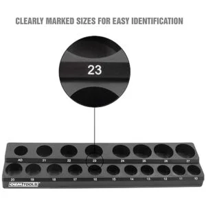OEMTOOLS 22487 Organizador de enchufe magnético métrico_3