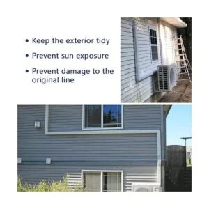 LCGP Kit de cubierta decorativa de PVC de 4 pulgadas y 12_5