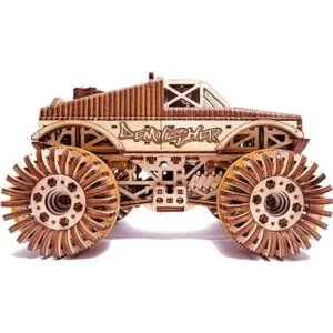Wood Trick Monster Pickup Car Rompecabezas de madera 3D_5