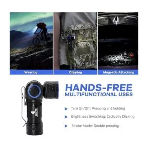 Brinyte HL16 NOCTUA Linterna frontal recargable_6