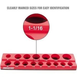 OEMTOOLS 22484 Juego de bandejas magnéticas SAE de 3_3