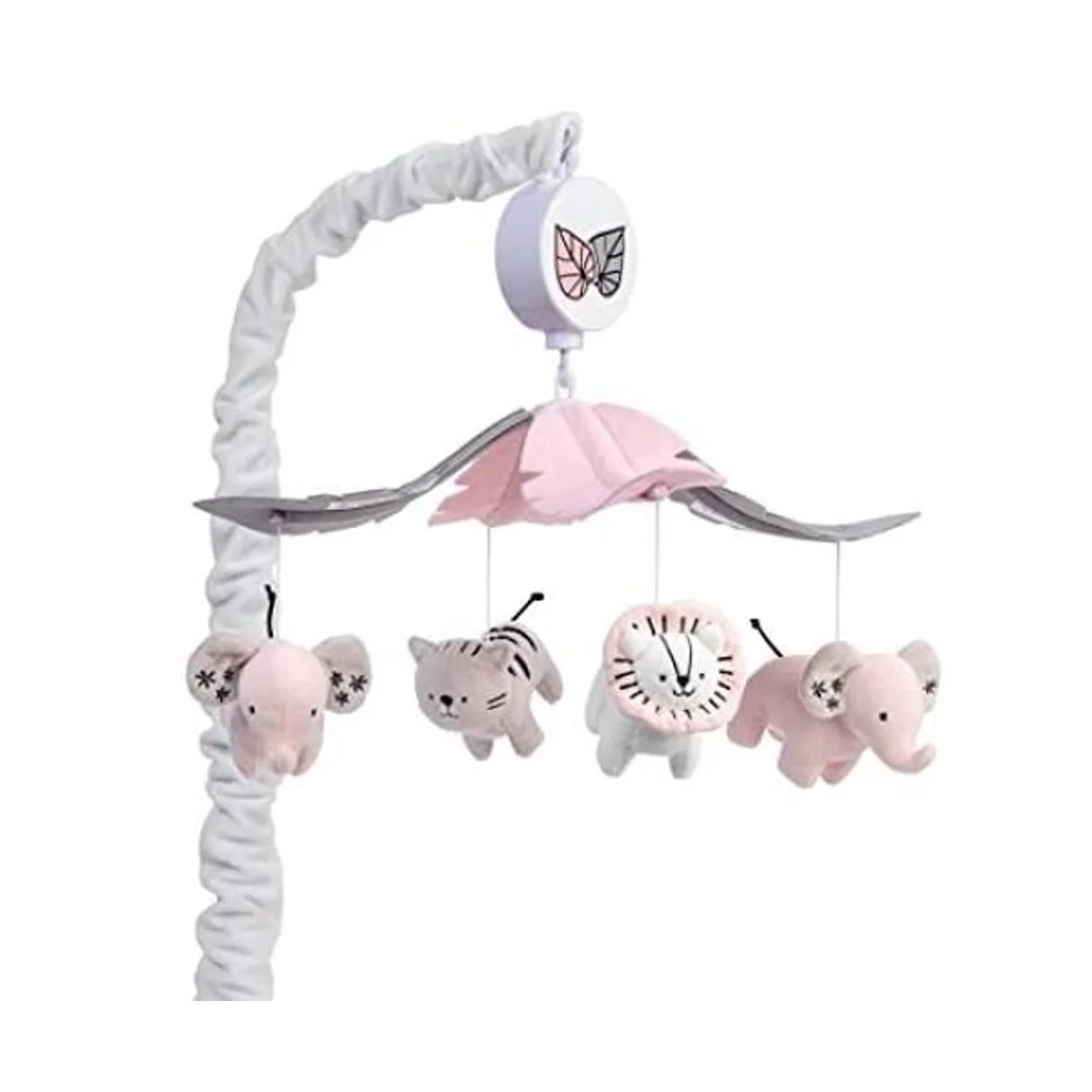 Lambs Ivy Happy Jungle Musical Baby Crib Mobile Safari_1