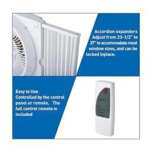 Shinic Ventilador de ventana doble de 9 pulgadas con_3