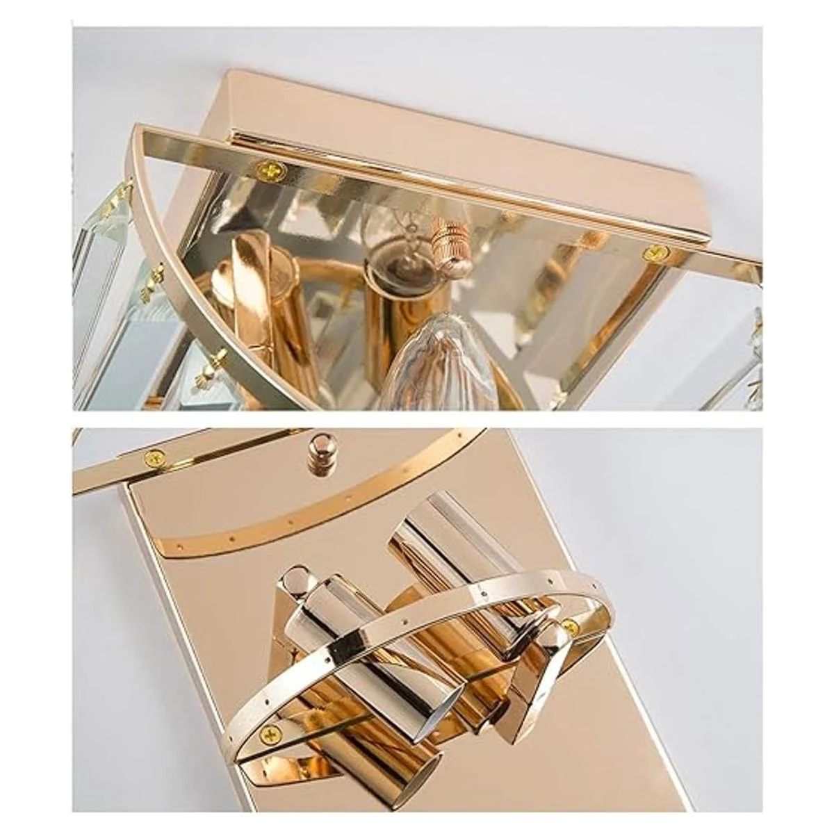 SILJOY Lámpara de pared de lujo moderna de cristal para la_7