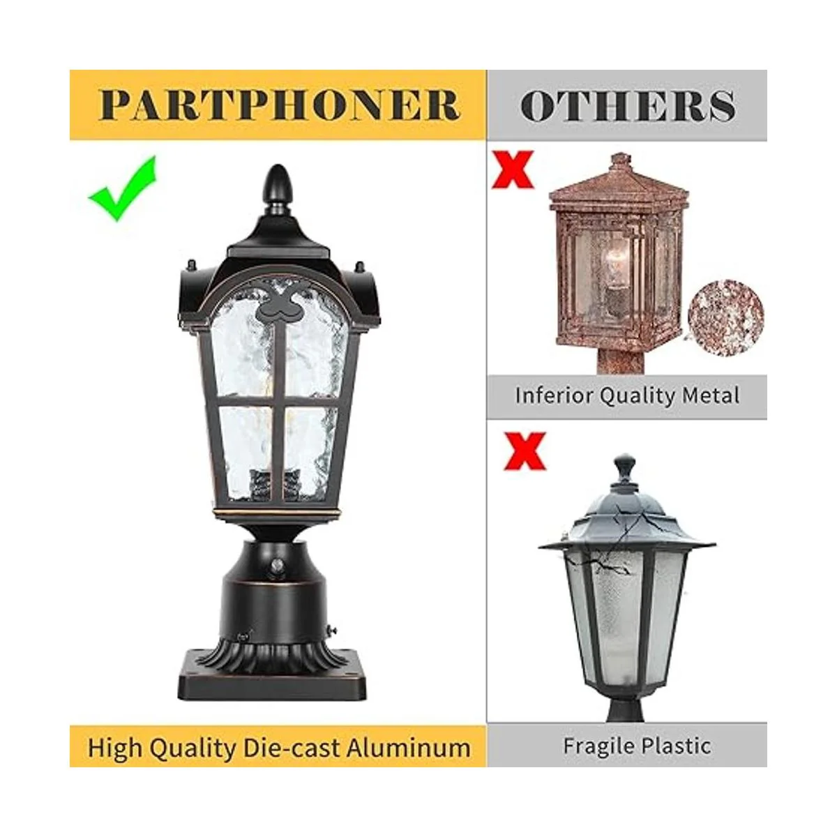 Luz romana negra para exteriores del atardecer al amanecer_3