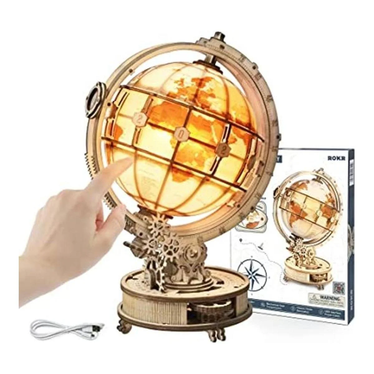 ROKR Rompecabezas de madera 3D para adultos globos de_1