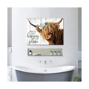 YPY Arte de pared de vaca de las tierras altas This is_3