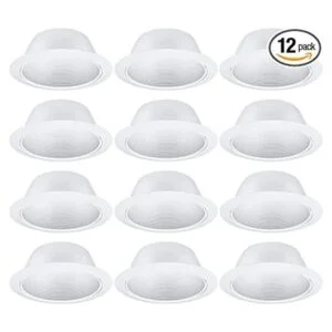 TORCHSTAR Paquete de 12 latas empotradas de metal de 6_1