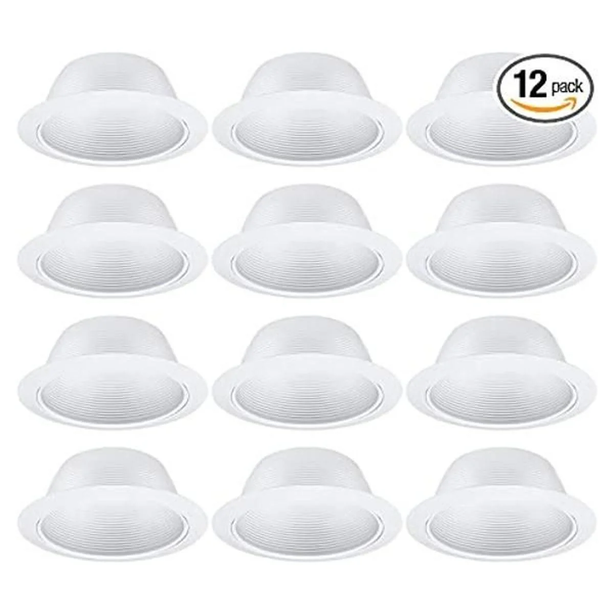 TORCHSTAR Paquete de 12 latas empotradas de metal de 6_1