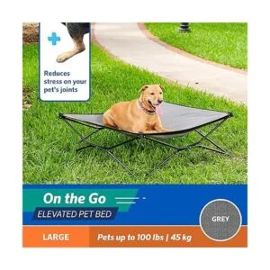 Coolaroo On The Go Cama elevada para mascotas._2