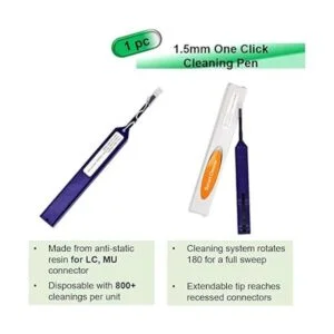 Kit de limpieza de fibra óptica FTTH Herramientas de_5