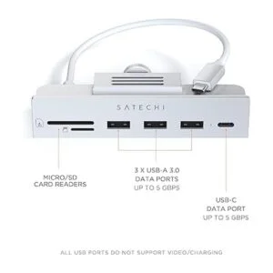 Satechi Hub de abrazadera USBC puerto de datos USBC_2