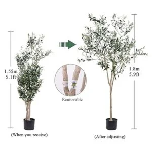 Hobyhoon Olivos artificiales árboles de seda olivos_5