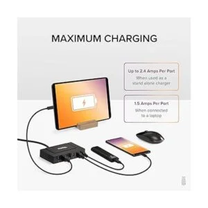 Plugable Hub alimentado por USB 7 en 1 para laptops con_4