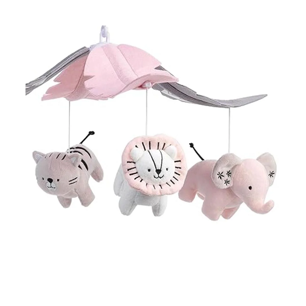 Lambs Ivy Happy Jungle Musical Baby Crib Mobile Safari_3