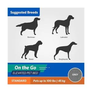 Coolaroo On The Go Cama elevada para mascotas._6
