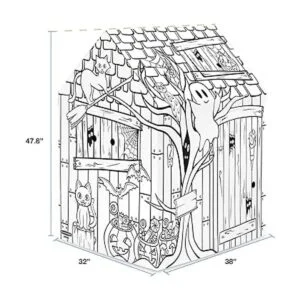 Bankers Box at Play Casa de juegos de Halloween casa de_2