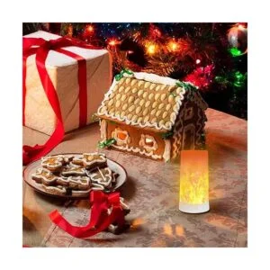 Kitmose 4 luces LED de efecto de llama recargable por_4