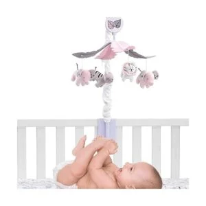 Lambs Ivy Happy Jungle Musical Baby Crib Mobile Safari_2