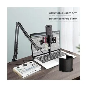 Micrófono de condensador XLR micrófono de grabación de_6