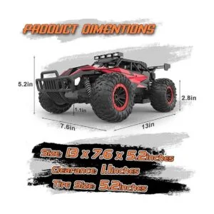 LARVEY Auto de control remoto a escala 116 de 12.4 mih_4