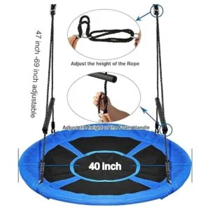 Treeswin Columpio para árbol de platillo de 40 pulgadas_3