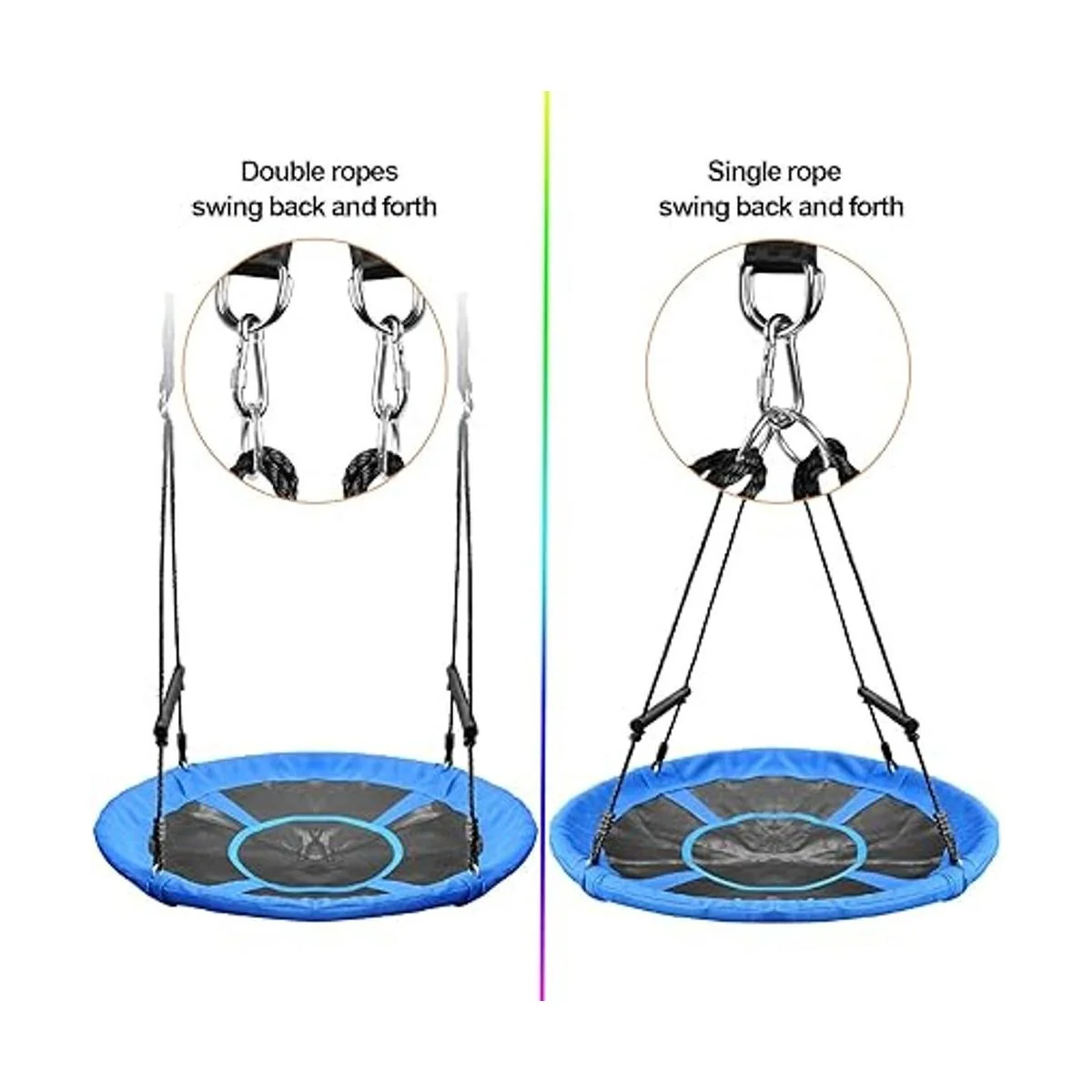 Treeswin Columpio para árbol de platillo de 40 pulgadas_4