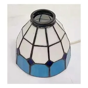 HUIMEIJU Tiffany Juego de 2 lámparas de ventilador de_5