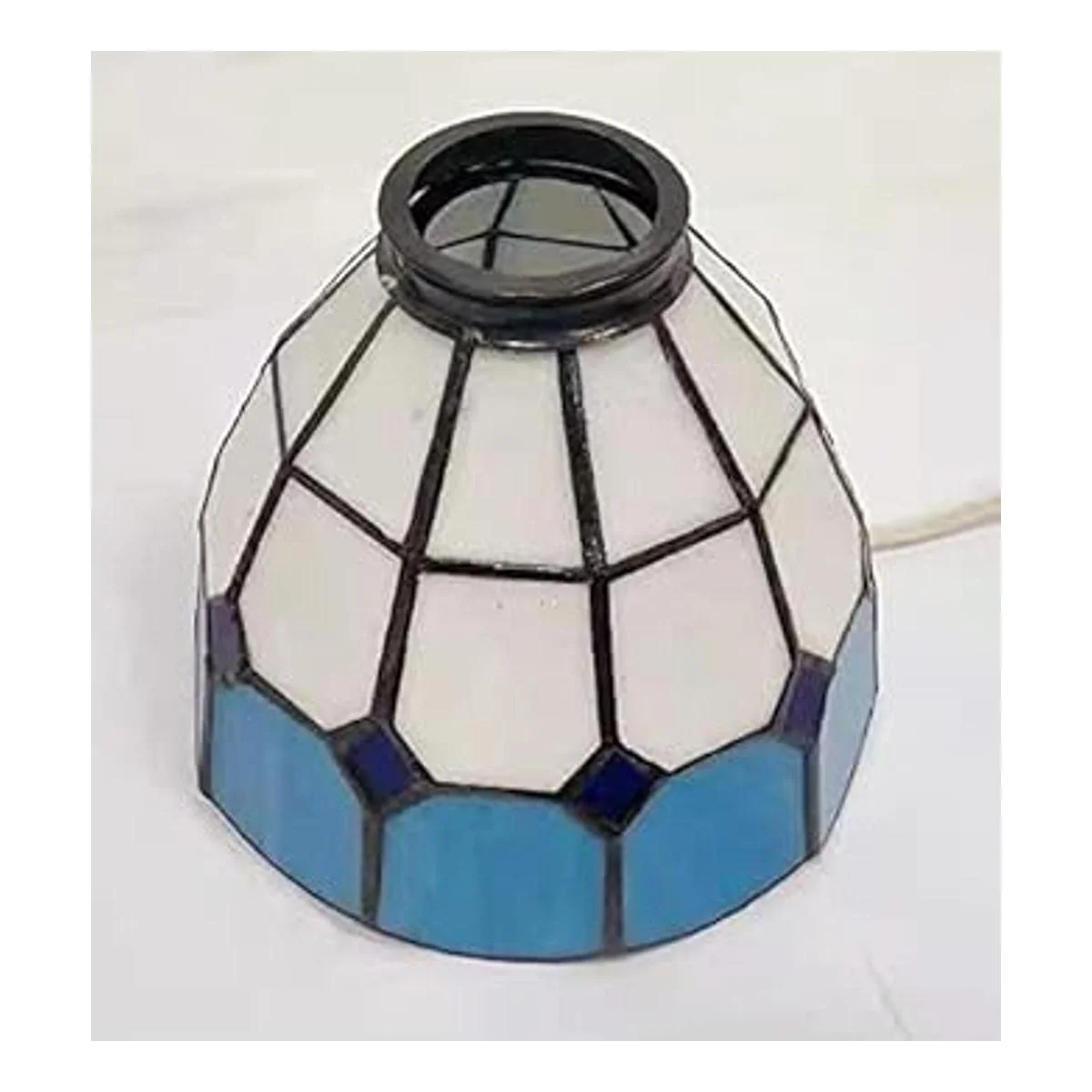 HUIMEIJU Tiffany Juego de 2 lámparas de ventilador de_5