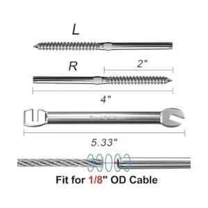 Steel DN Mate Paquete de 120 tornillos de retraso de rosca_2