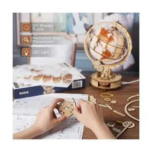 ROKR Rompecabezas de madera 3D para adultos globo_5