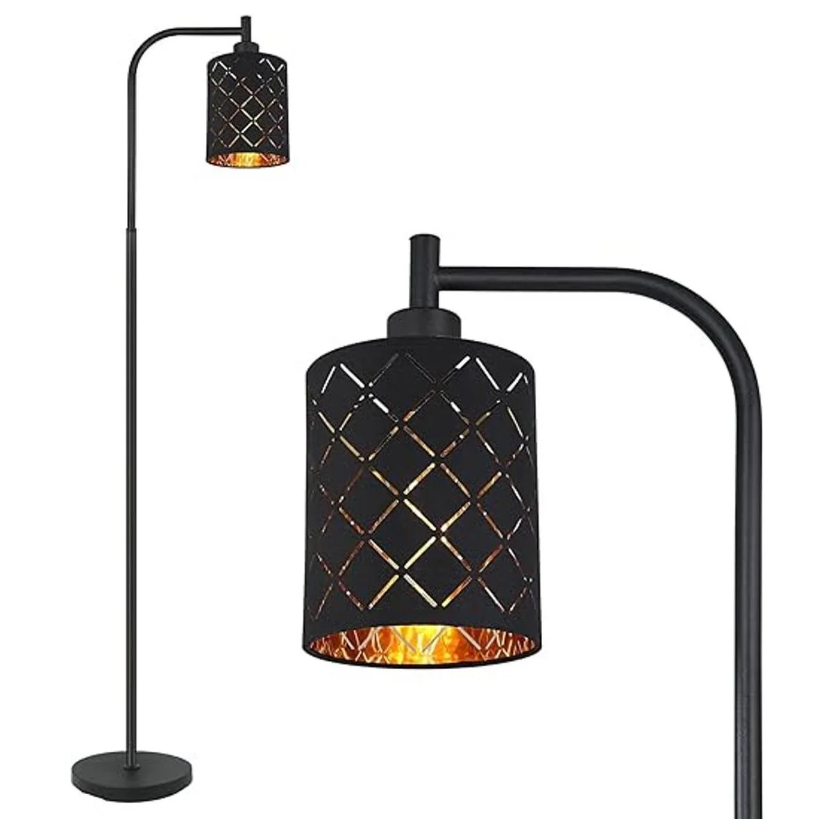 Lámparas de pie industriales para sala de estar lámparas_1