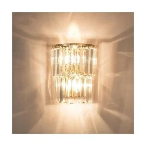 SILJOY Lámpara de pared de lujo moderna de cristal para la_5