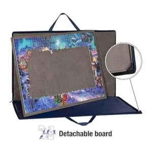 Lavievert Caja de rompecabezas portátil con 4 bandejas de_2