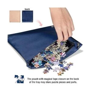Lavievert Caja de rompecabezas portátil con 4 bandejas de_4