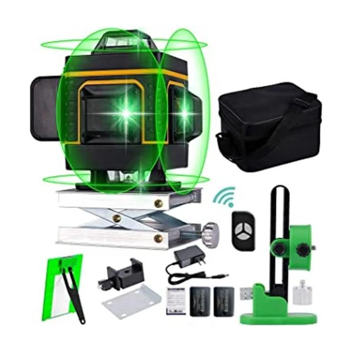 16 líneas 4D nivel láser autonivelante 4x360 línea cruzada_1