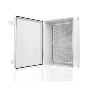Caja de conexiones eléctrica para exteriores con placa de_1