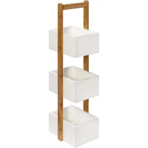 HoneyCanDo 3Tier Storage Caddy BTH08790 Natural 30 lbs_2