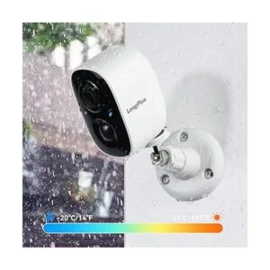 LongPlus Cámara de seguridad inalámbrica para exteriores_4
