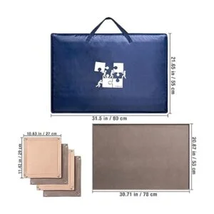 Lavievert Caja de rompecabezas portátil con 4 bandejas de_5