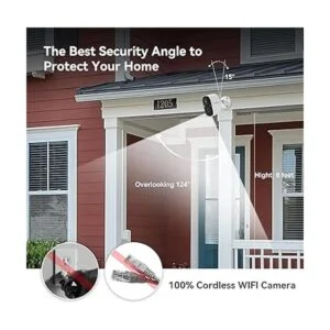 LongPlus Cámara de seguridad inalámbrica para exteriores_5