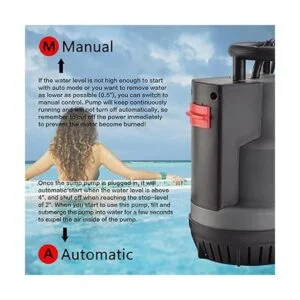 FLUENTPOWER Bomba de sumidero de 12 HP 2500 GPH_3