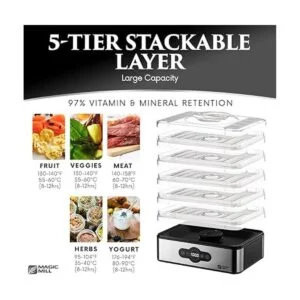 Magic Mill Máquina deshidratadora de alimentos 5_6