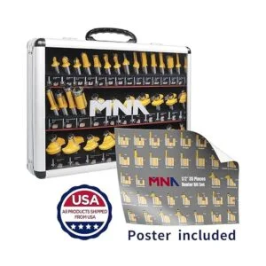 MNA Juego de 35 brocas para router de 12 pulgadas 35_7