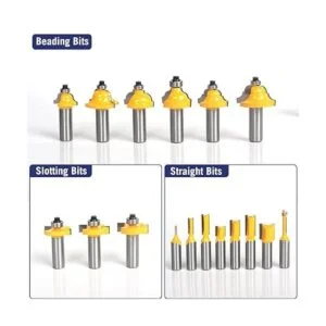 MNA Juego de 35 brocas para router de 12 pulgadas 35_3