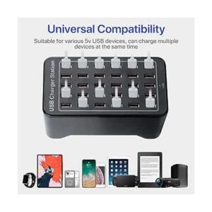 Cargador de 30 puertos estación de carga USB cargador_2